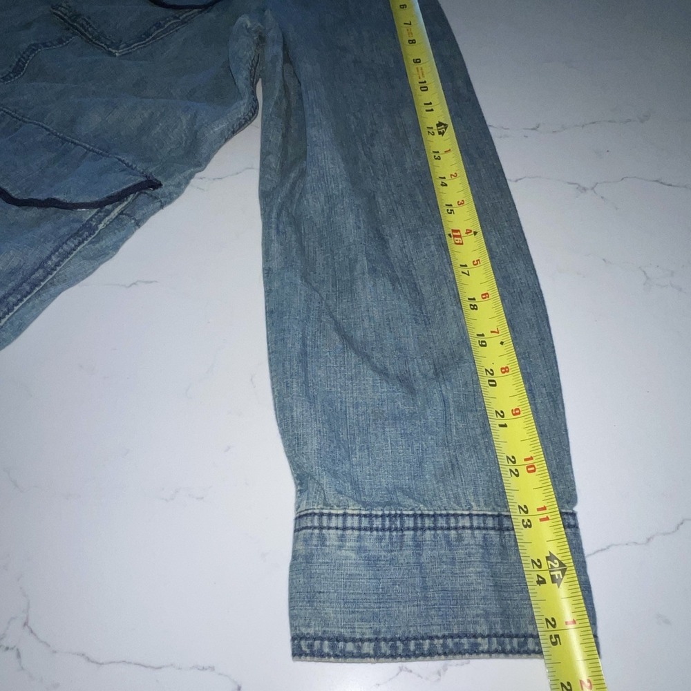 Old Navy Denim Jean Jacket Lightweight 3X 100% Cotton Transitional Layer - Picture 8 of 8